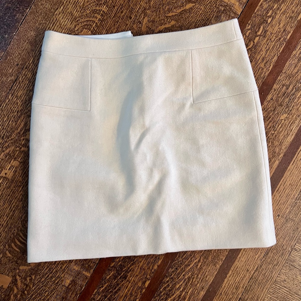 J Crew wool skirt with zip